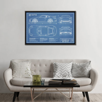 Blueprint d’avion C-130 Hercules-impression de dessin