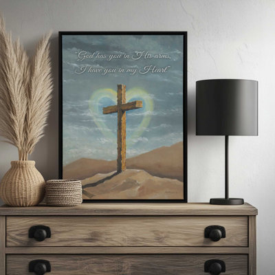 God Has You in His Arms by John Rossini Art Print