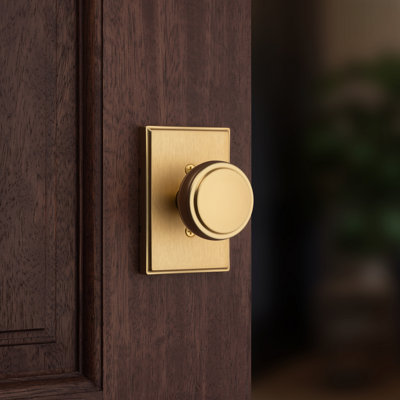 Sora Half Dummy Knob w/ Rectangular Rose in 