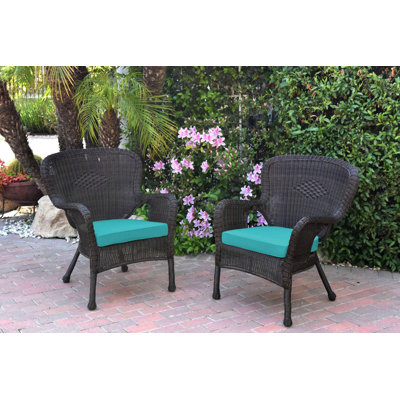 Chaise de patio avec coussins Batchelder