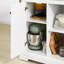 Pulver Solid Wood Top Kitchen Cart
