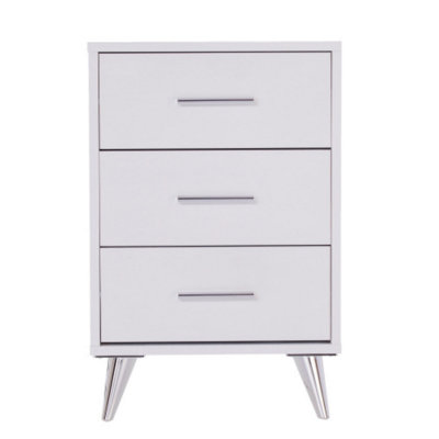 Bedroom Nightstand With Storage Drawers