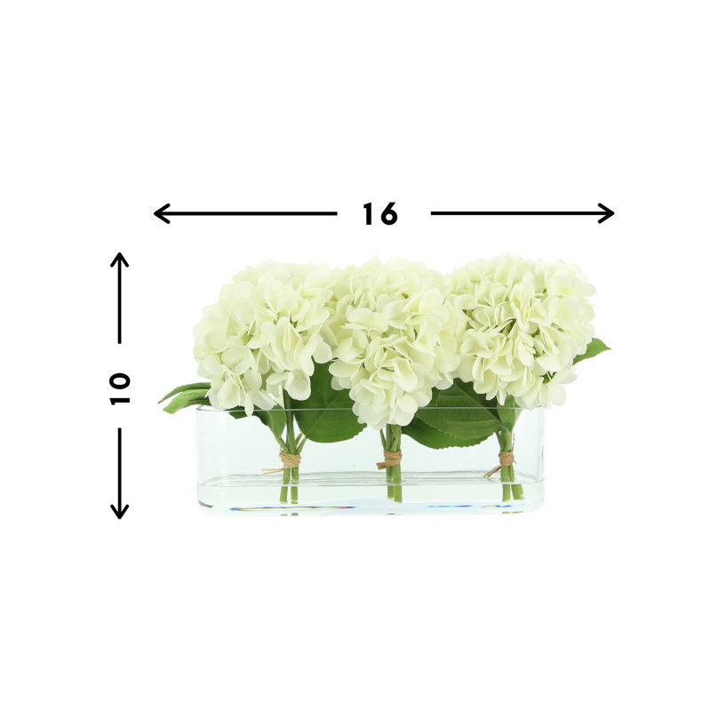 Hydrangea Arrangement, White