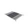 Azizi Striped Hand Woven Cotton Black Rug