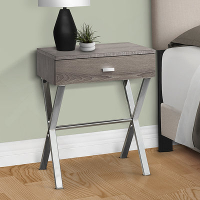 Table d'appoint polyvalente pour les côtés, les tables de bout et les tables de chevet avec tiroir de rangement, idéale pour la vie moderne et les espaces de chambre à coucher