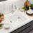  18' L X 16''W Undermount Single Bowl White Granite Composite Kitchen Sink-117542346