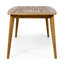 Outdoor Dining Table With Acacia Wood Frame