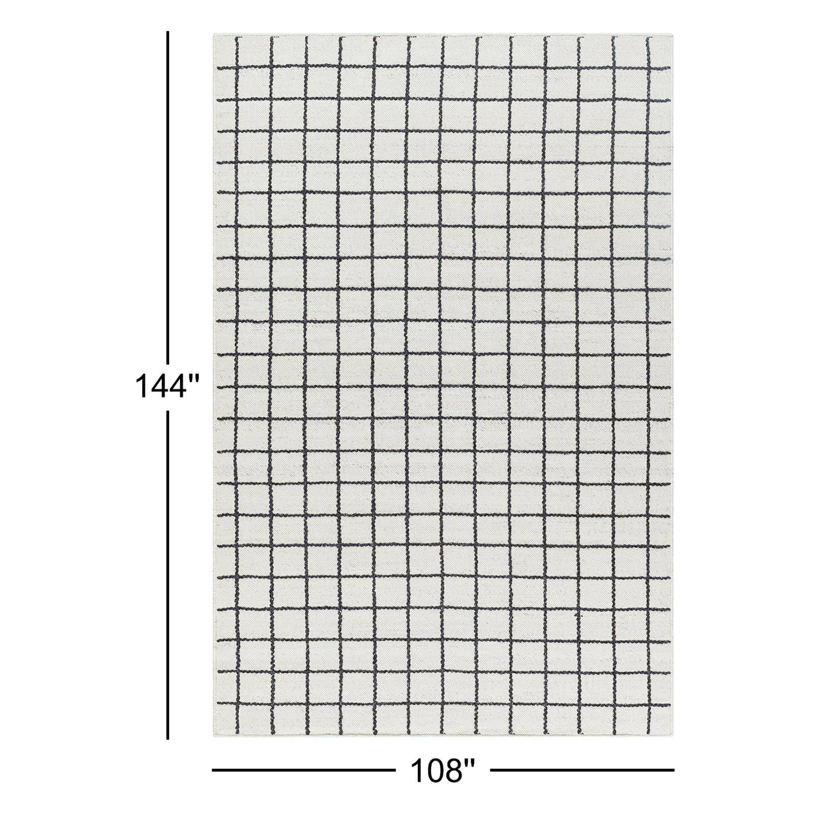 Jefferson Handmade Wool Rug, Rectangle 9' x 12'