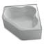 Tercet 60" x 60" Soaking Bathtub-408992283