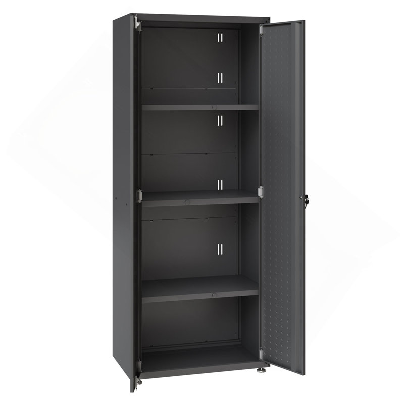 Grande armoire de garage gris anthracite, Gris anthracite