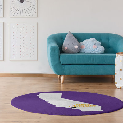 Tapis de los angeles sports couleur poly-chenille
