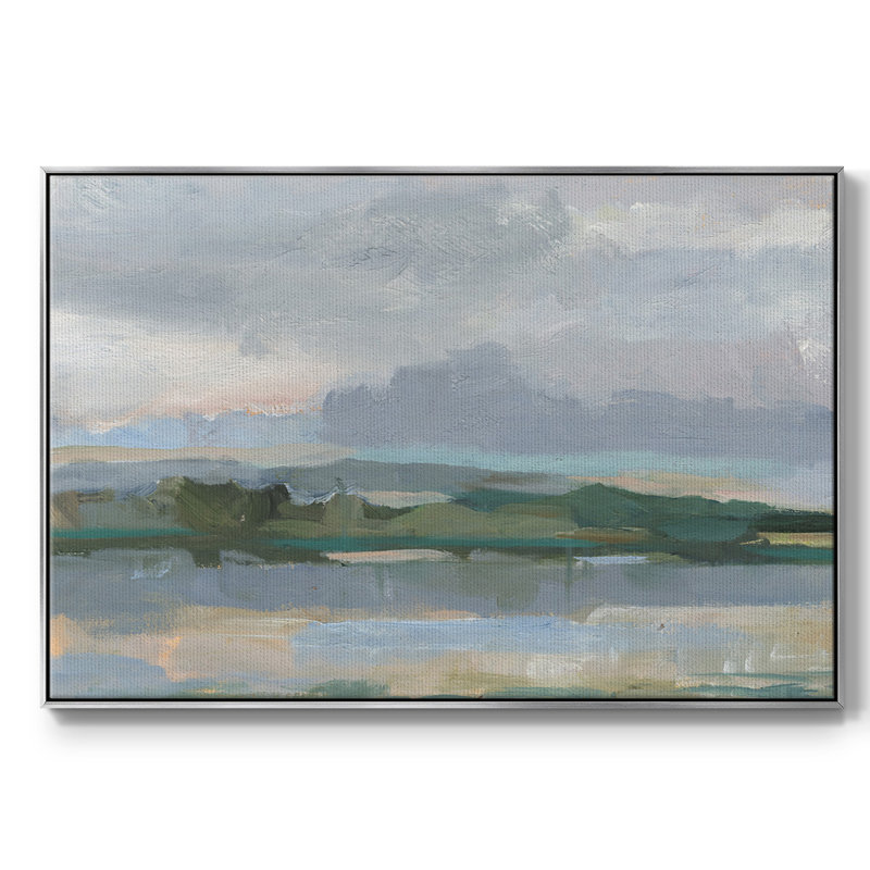 Twilight Vista Study II, reproduction d'art sur toile, Argent, H 17 po x l 25 po x P 2 po