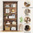 Industrial Computer Desk And Bookcase Set