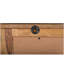 Alaina Wood Flat Wall Mirror