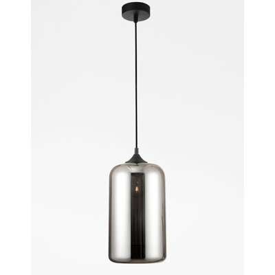 1 - Light Black Cylinder Pendant