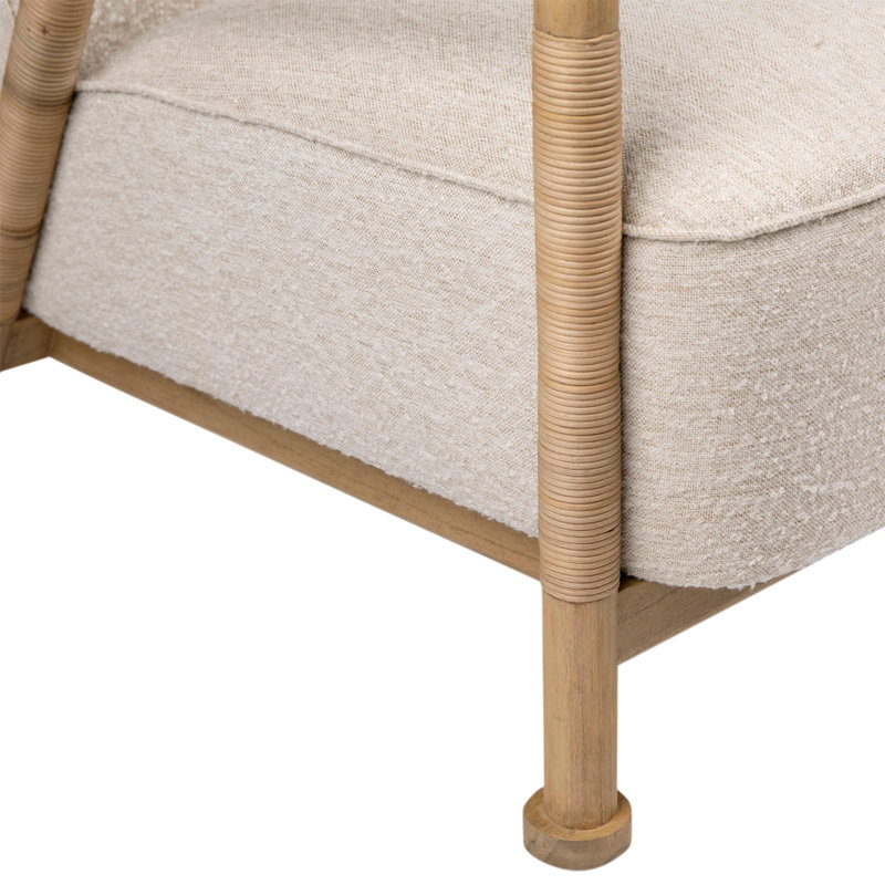 Clyde Upholstered Occasional Chair, Ivory