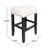 Shaws Upholstered Faux Leather Counter Stool with Solid Wood Frame-407678564-457159361