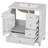 30'' Single Bathroom Vanity With Ceramic Top-106503445