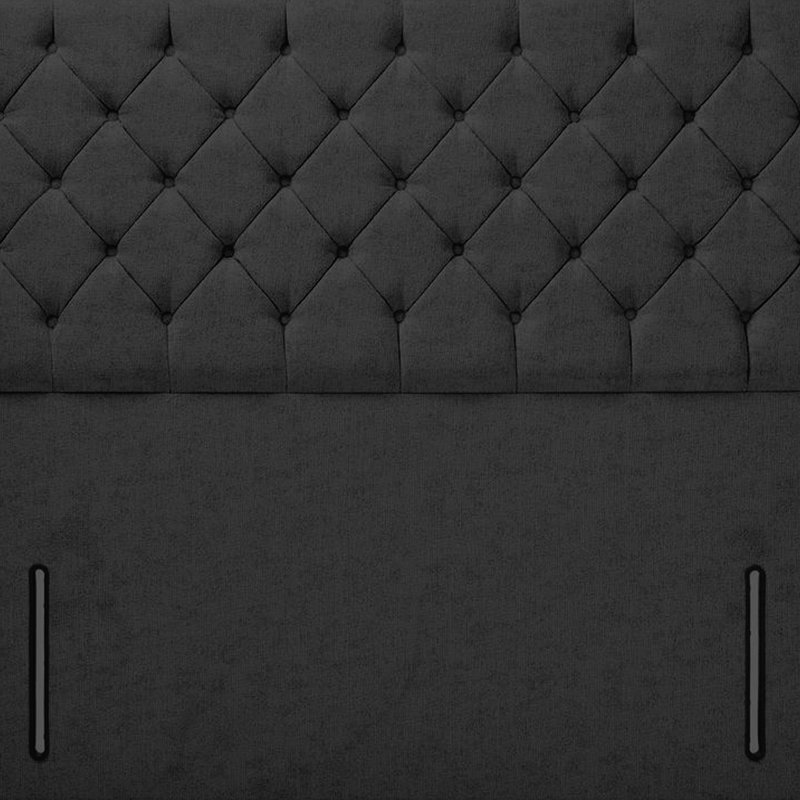 Carterjames Upholstered Headboard, Double (4'6), Black
