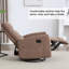 Fauteuil inclinable manuel avec chaise berçante, pivotant et pivotant à 360 °-387301268-387301274