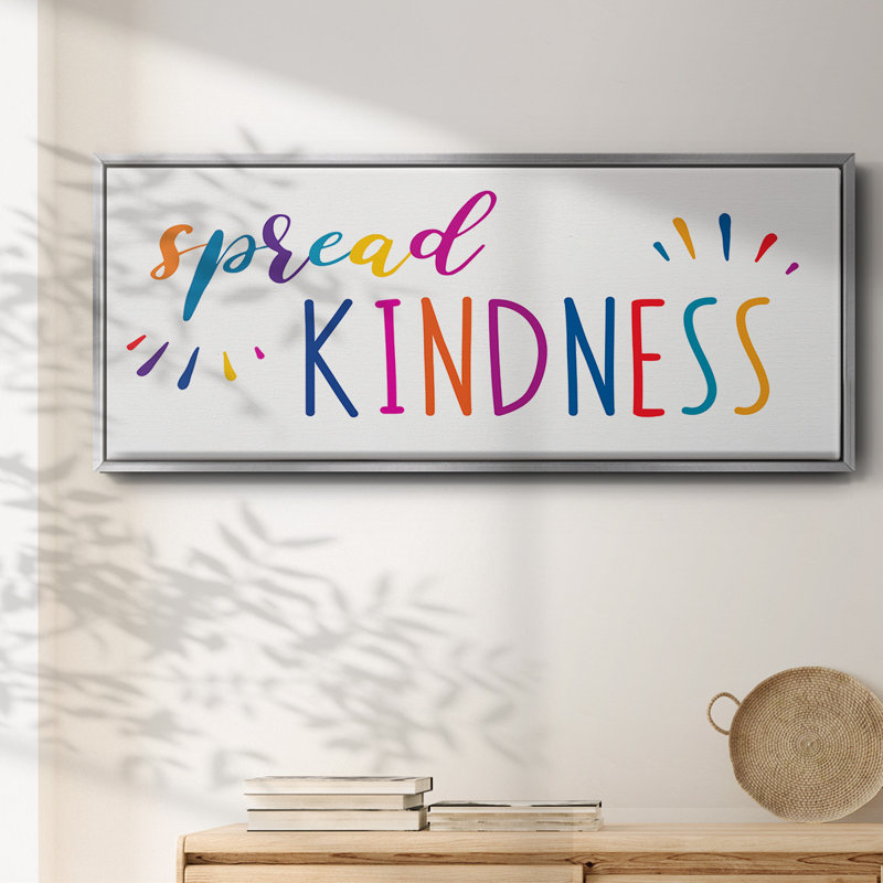 «Rainbow Kindness», toile encadrée