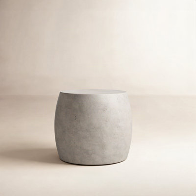 Kinsley Concrete Top End Table