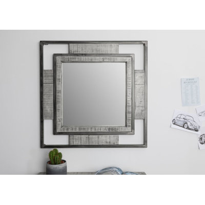 Heavy Industry Wood Wall Mirror