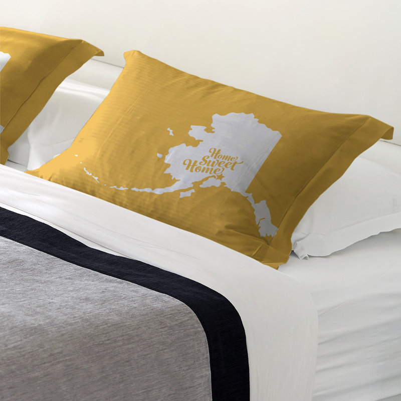 Sham Set, Standard/Twin, Microfiber, Yellow