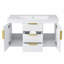 Meuble-lavabo mural avec lavabo, armoire de rangement avec 2 tiroirs, meuble-lavabo pour l'organisation-457964668