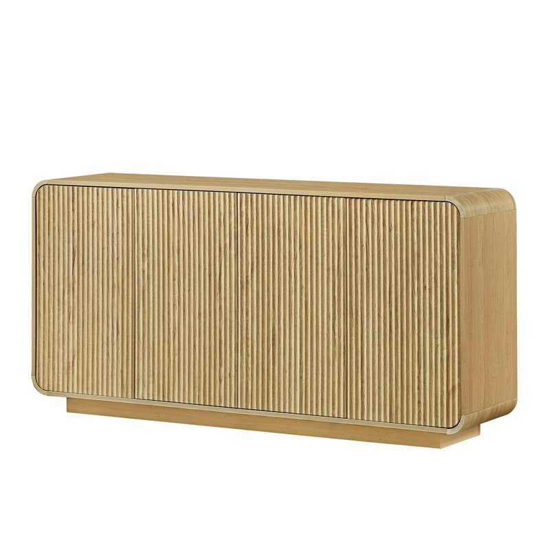 Buffet 64 "avec rangement, Naturel