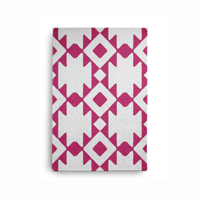 Chenille Geometric Indoor Rug