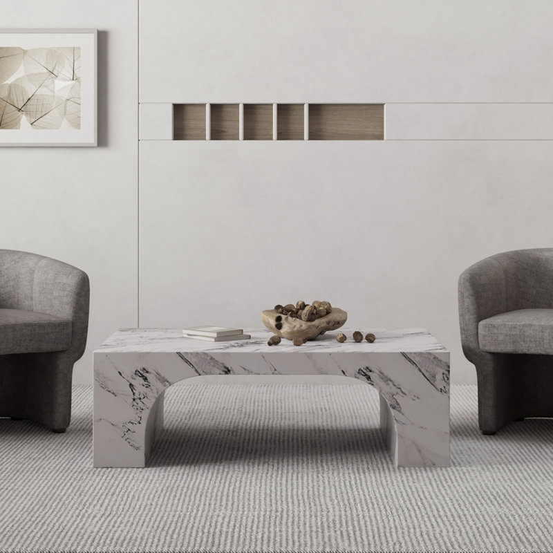 Table basse Atticus bulgari blanc, Bulgari White