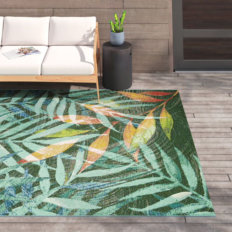 Kenilworth Performance Floral Indoor / Outdoor Rug, Rectangle 7'10" x 9'10"