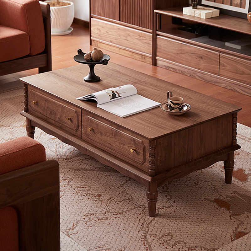 Rectangular end table, 16.5" H x 55.1" L x 25.6" W