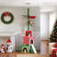 Large Indoor Height-Adjustable Christmas Cat Tree