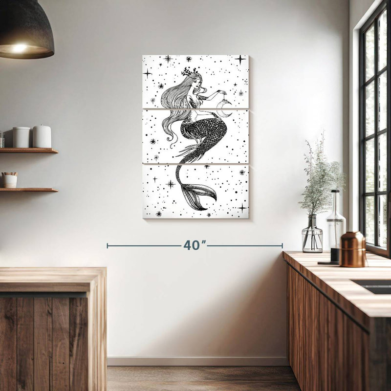 Kelan Evening Mermaid, 38" H x 24" W