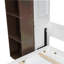Grand lit escamotable mural avec portes de rangement, espresso-1134218240
