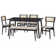 Jutin 6 - Person Four Leg Dining Set