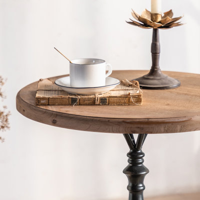 Alicea Solid Wood Top End Table