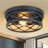 2 Light Farmhouse Flush Mount Ceiling Light-2 Pack (Bulbs Not Included)