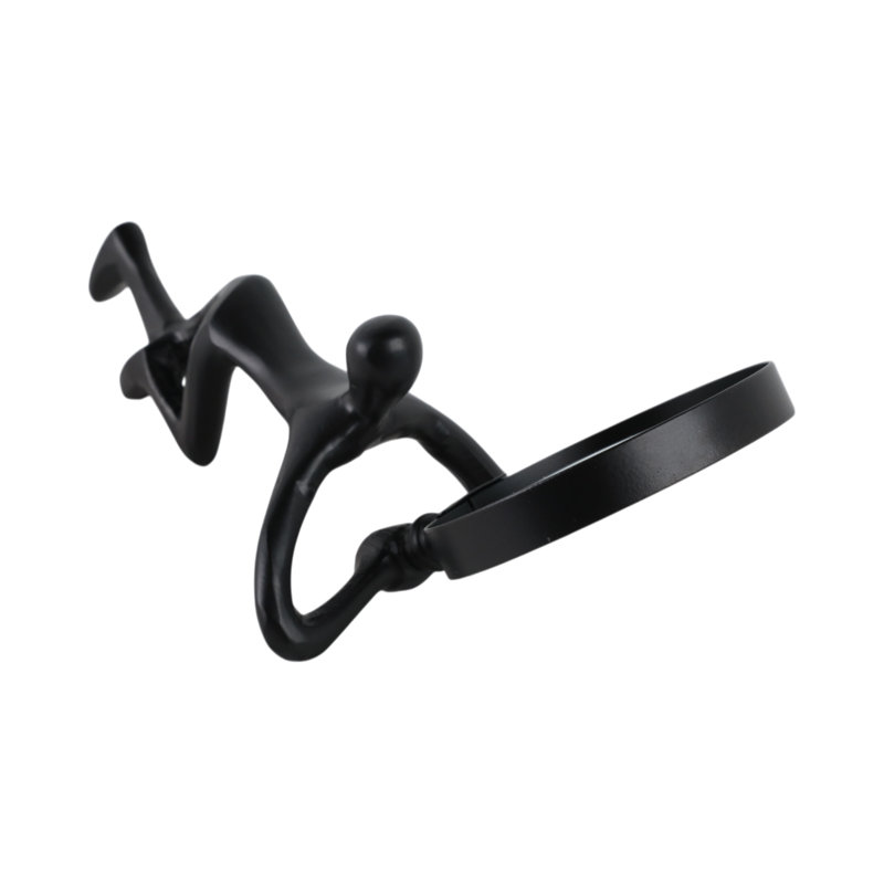 9" Adams Magnifying Glass, Black