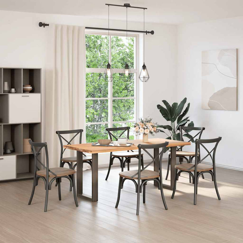 Table Leg, 73cm H x 50cm W, Natural