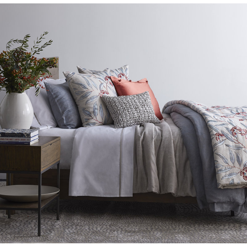 Linenberry Embroidered Padded Throw 