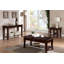 Table de bout moderne en bois brun 1 pièce