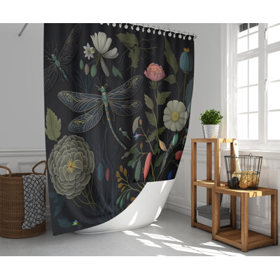 Keesler Floral Shower Curtain