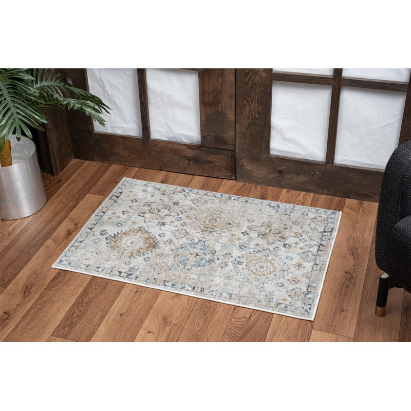 Tapis ivoire Noble, Tapis de couloir 2 pi 7 po x 7 pi 3 po