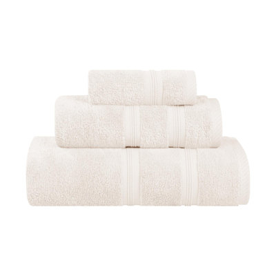  Ensemble de serviettes en coton 3 pièces Smart Quick-Dry Zero Twist