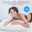 Oreillers luxueux en plumes d'oie de luxe avec housse en coton, coussin moyen en duvet d'oie-994694851