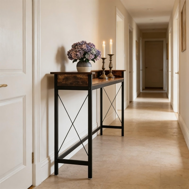 Table basse avec prise électrique