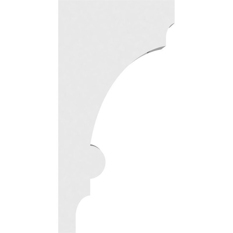 Primed Tan Urethane Corbel 3"W x 8"D x 16"H
